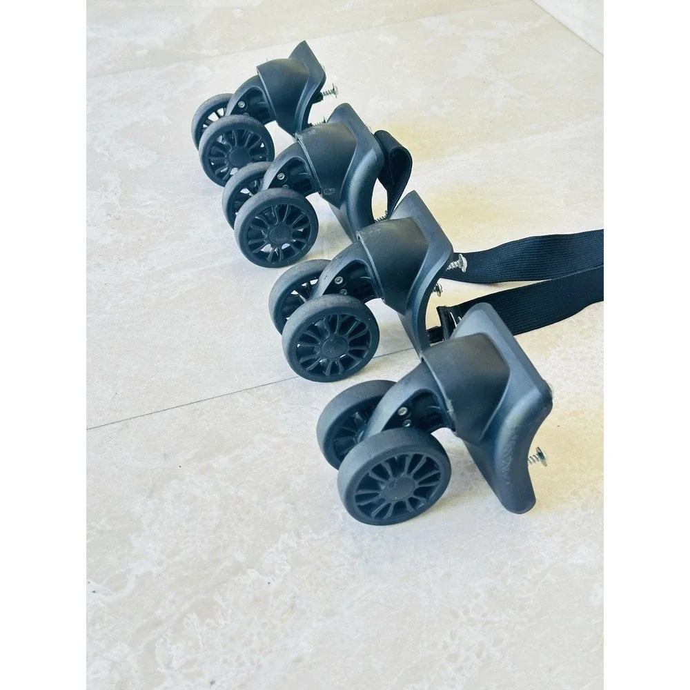 OEM Wheels Delsey Storm Plus Spinner Set of 4 Double Wheels From Large Suitcase